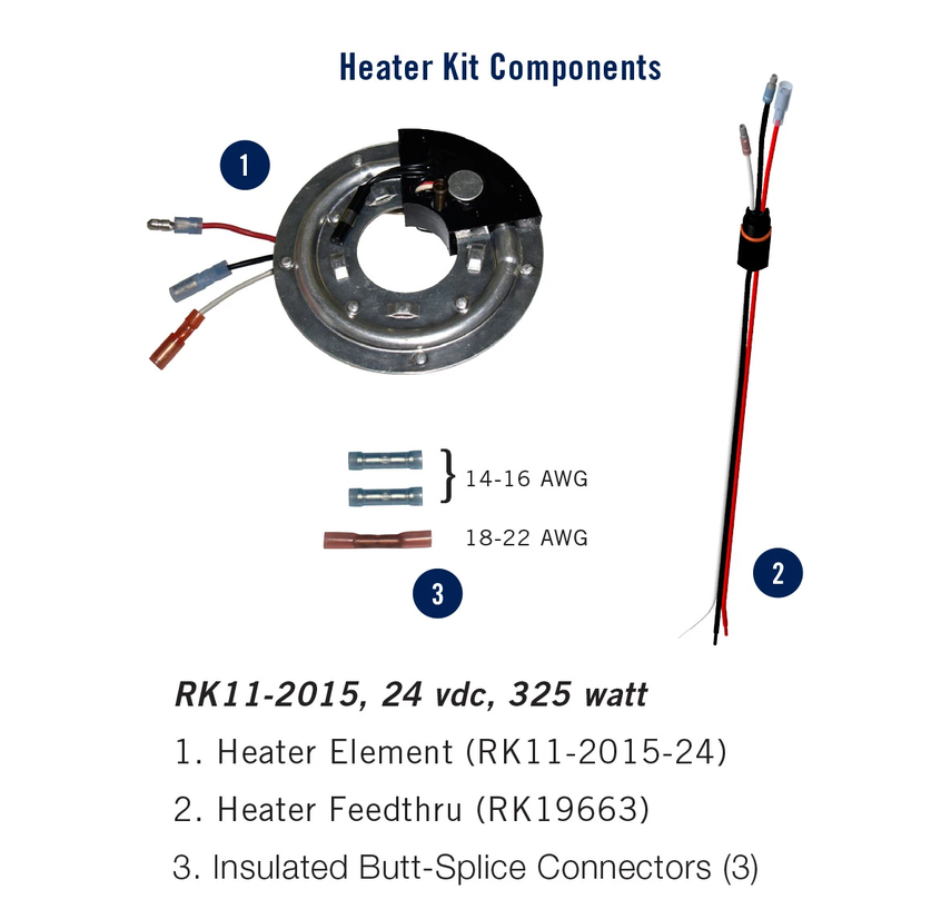 Racor RK112015 Verwarmingsvoeding 900/1000FH-24V
