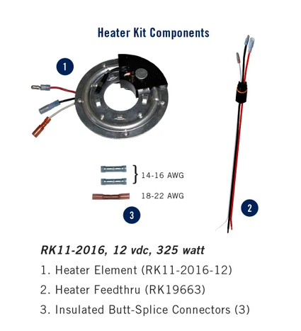 Racor RK11-2016 Heater-Feed 900/1000-12V